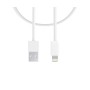 Comprar Ksix Lcl2001alb Blanco - Cable usb-a (m) a lightning (m) 1M - Ganga Electrónica