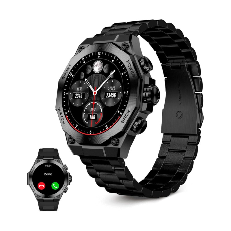 Comprar Ksix Titanium Negro - Smartwatch 1.43" - Ganga Electrónica