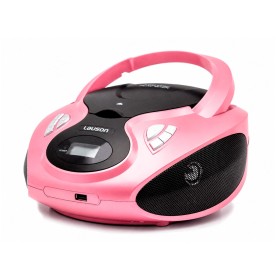 Comprar Lauson CP738 Rosa - Reproductor radio CD con altavoces incorporados - Ganga Electrónica