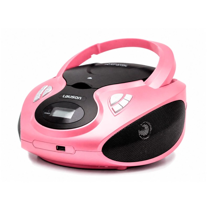 Comprar Lauson CP738 Rosa - Reproductor radio CD con altavoces incorporados - Ganga Electrónica