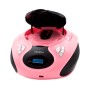 Comprar Lauson CP738 Rosa - Reproductor radio CD con altavoces incorporados - Ganga Electrónica