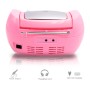 Comprar Lauson CP748 Rosa - Reproductor radio CD con altavoces incorporados - Ganga Electrónica