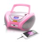 Comprar Lauson CP748 Rosa - Reproductor radio CD con altavoces incorporados - Ganga Electrónica