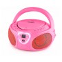 Comprar Lauson CP753 Rosa - Reproductor radio CD con altavoces incorporados - Ganga Electrónica