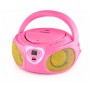 Comprar Lauson CP753 Rosa - Reproductor radio CD con altavoces incorporados - Ganga Electrónica