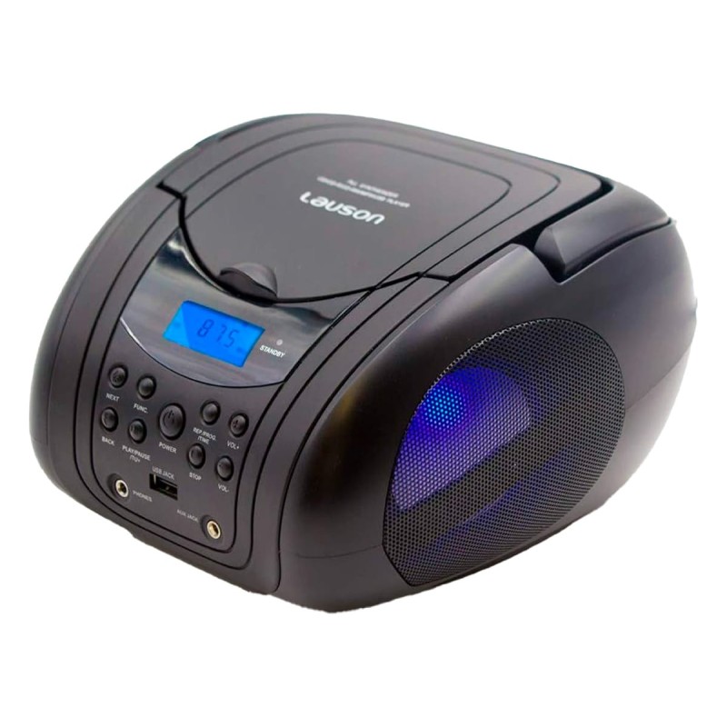 Comprar Lauson CP755 Negro - Reproductor radio CD con altavoces incorporados - Ganga Electrónica