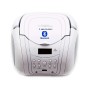 Comprar Lauson CP756 Blanco - Reproductor radio CD con altavoces incorporados - Ganga Electrónica