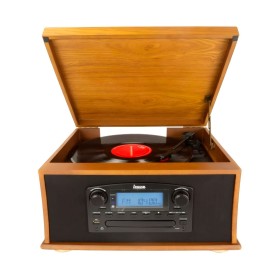 Comprar Lauson IVX23 Wood - Tocadiscos con CD + radio FM y altavoces - Ganga Electrónica