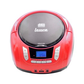 Comprar Lauson NXT966 Rojo - Reproductor radio CD con altavoces incorporados - Ganga Electrónica