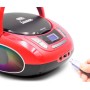 Comprar Lauson NXT966 Rojo - Reproductor radio CD con altavoces incorporados - Ganga Electrónica