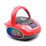 Comprar Lauson NXT966 Rojo - Reproductor radio CD con altavoces incorporados - Ganga Electrónica