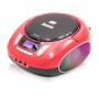 Comprar Lauson NXT966 Rojo - Reproductor radio CD con altavoces incorporados - Ganga Electrónica