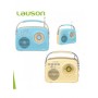 Comprar Lauson RA142 Azul Crema - Radio despertador - Ganga Electrónica
