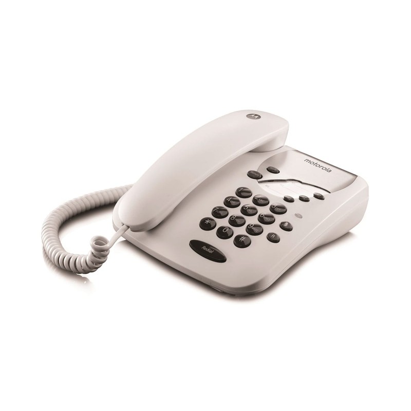 Comprar Motorola CT1 Blanco Teléfono Fijo Con Marcación Directa - Ganga Electrónica