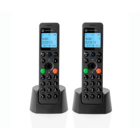 Comprar Motorola DOT202 Duo Negro - Teléfonos inalámbricos - Ganga Electrónica