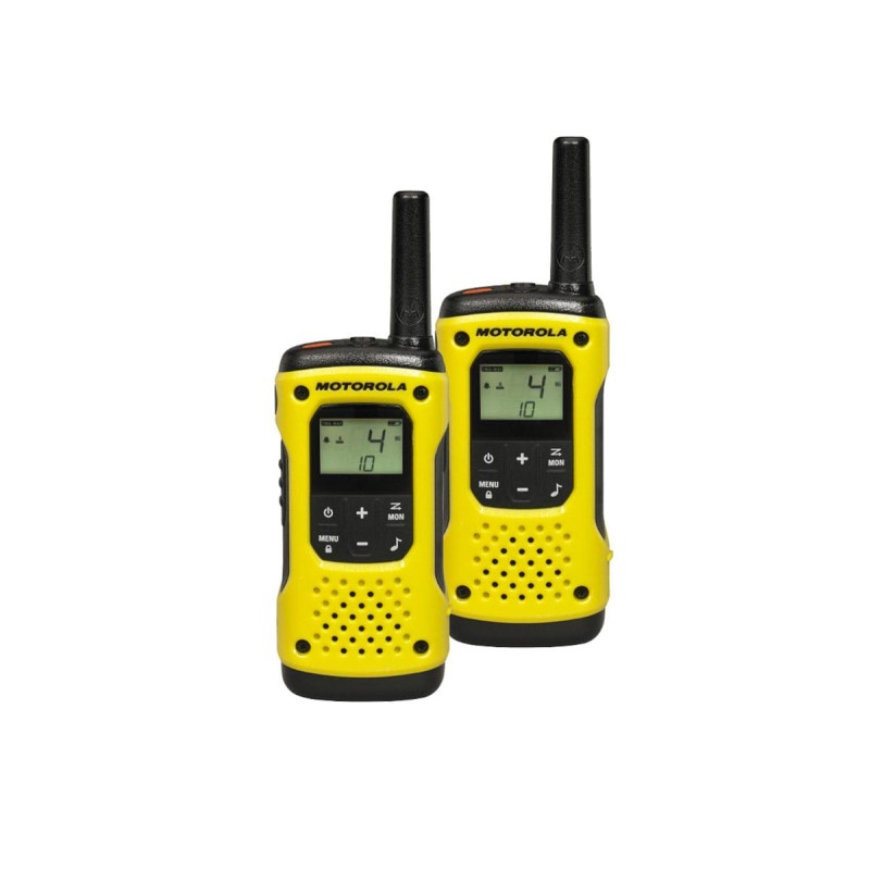 Comprar Motorola Tlkr T92H20 Amarillo - Pareja de walkie talkies - Ganga Electrónica