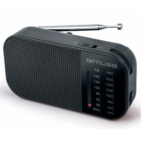 Comprar Muse M-025 r Negro - Radio portátil - Ganga Electrónica