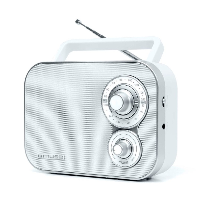 Comprar Muse M-051 rw Blanco - Radio portátil - Ganga Electrónica