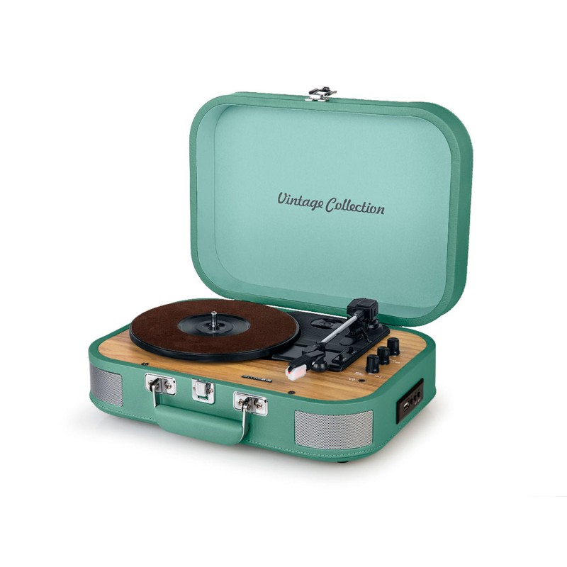 Comprar Muse MT-201 wg Verde - Tocadiscos con altavoces - Ganga Electrónica