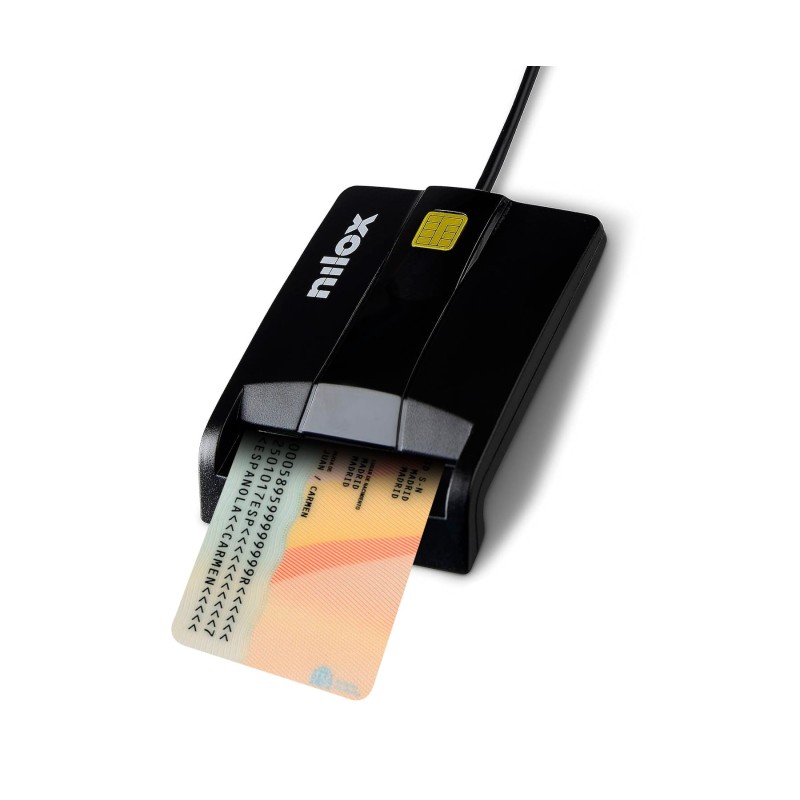 Comprar Nilox NXLD001 Negro - Lector tarjetas dni-e - Ganga Electrónica