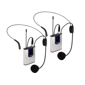 Comprar NK Ig33008kit Plata y Negro - Pack de 2 micrófonos de solapa inalámbricos con adaptador de cámara - Ganga Electrónica