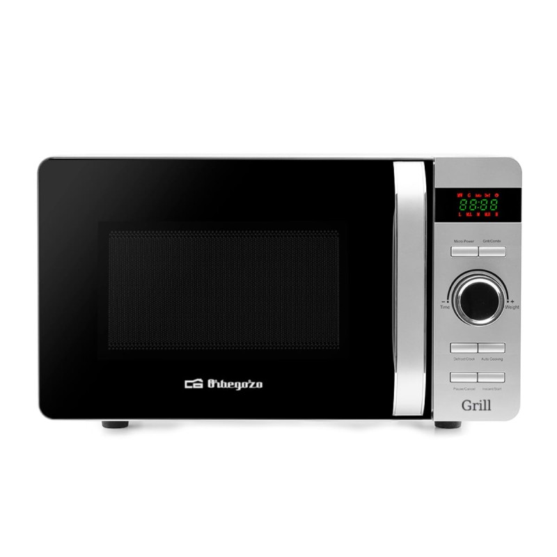 Comprar Orbegozo Mig 2052 Negro y Plateado - Microondas sin plato giratorio - Grill de 800W - Ganga Electrónica