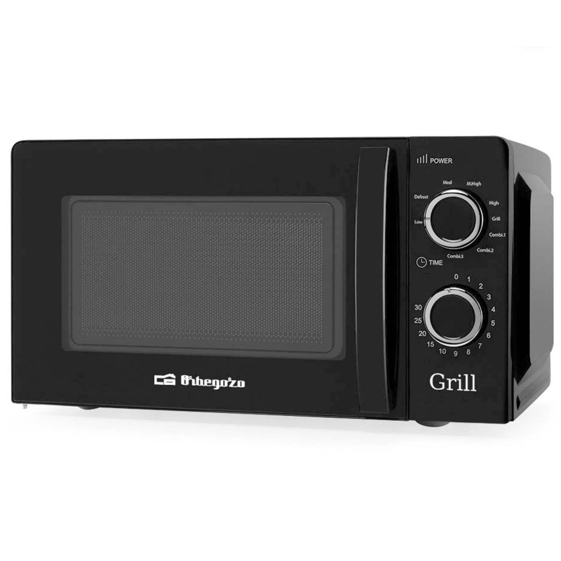 Comprar Orbegozo MIG2131 Negro - Microondas con grill 700W 20L - Ganga Electrónica