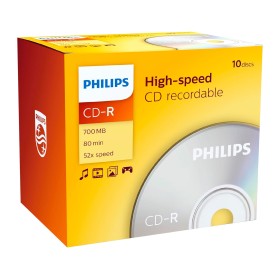 Comprar Philips CD-R 80MIN 700MB 52X - Pack de 10 unidades - Ganga Electrónica