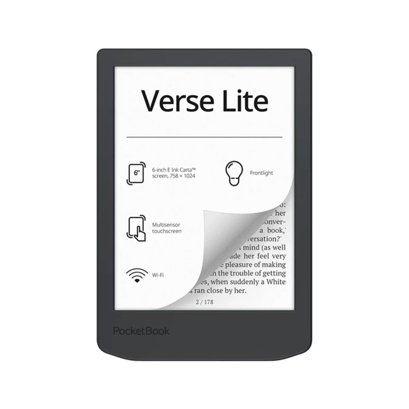 Comprar Pocketbook Verse Lite Midnight Gris - Lector de libros electrónicos 6" 8GB - Ganga Electrónica