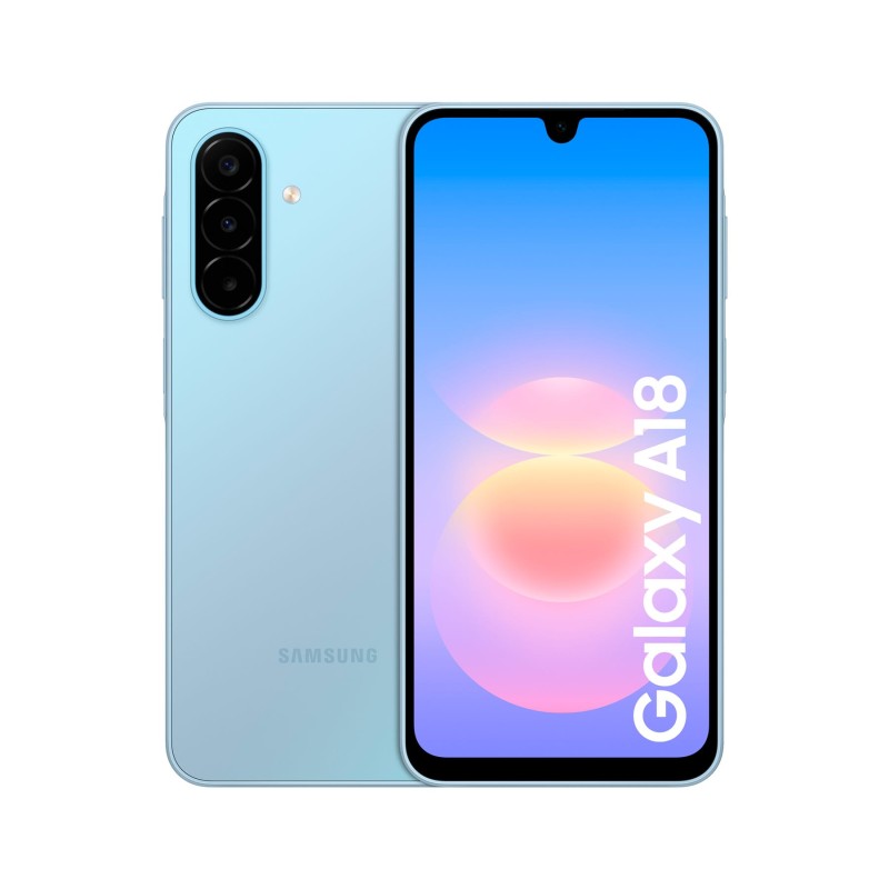 Comprar Samsung Galaxy A18 Light Azul - 4+128GB - 6.7" 90HZ super AMOLED fhd+ - Ganga Electrónica