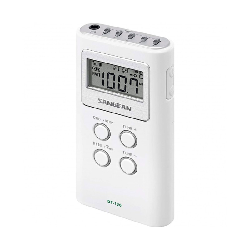 Comprar Sangean DT-120 Blanco - Radio portátil - Ganga Electrónica