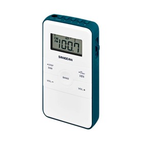 Comprar Sangean DT-140 Blanco y Azul - Radio portátil - Ganga Electrónica