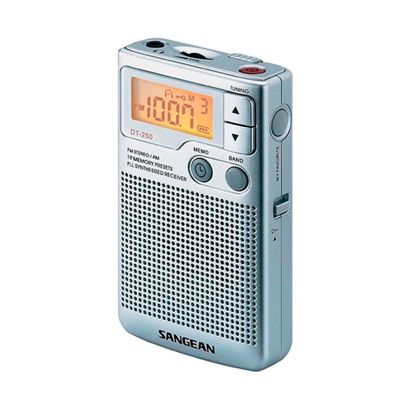 Comprar Sangean DT-250 Plata - Radio portátil - Ganga Electrónica