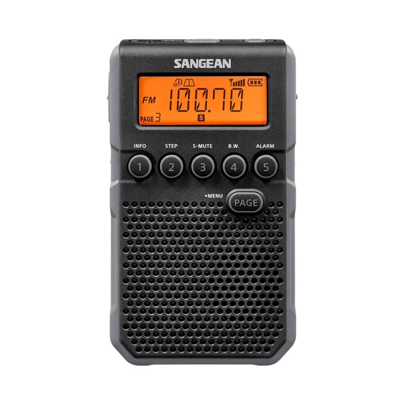Comprar Sangean DT-800 Negro - Radio despertador portátil - Ganga Electrónica