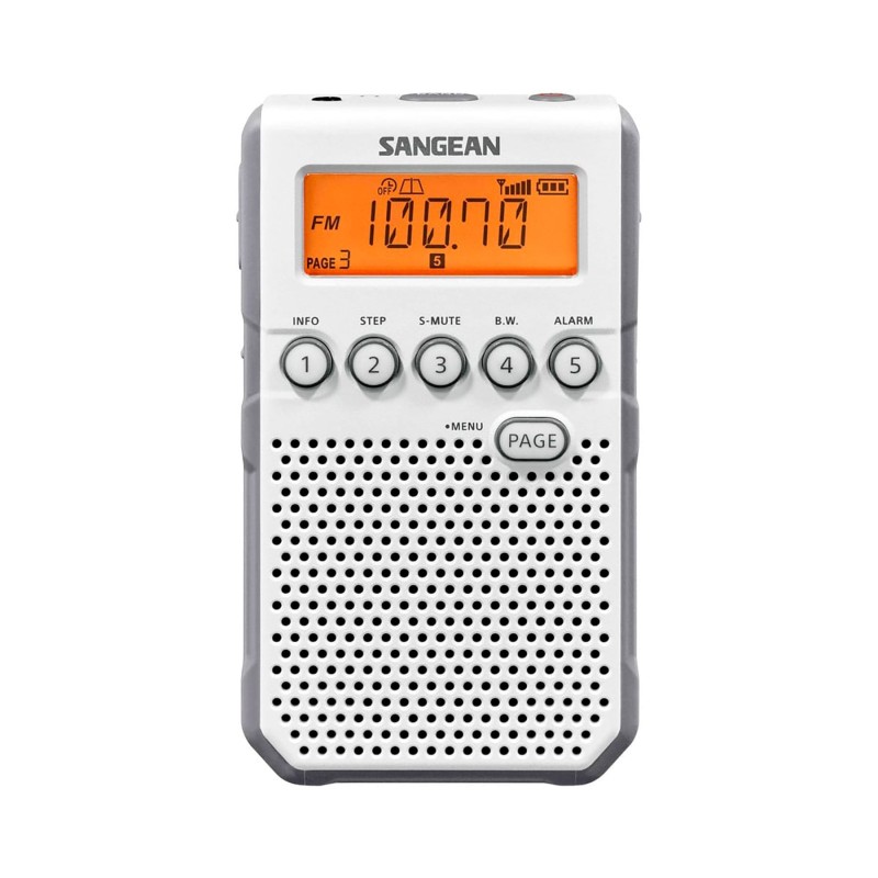 Comprar Sangean DT-800 Blanco - Radio despertador portátil - Ganga Electrónica