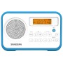Comprar Sangean PRD18 B-A Azul, Blanco - Radio despertador portátil - Ganga Electrónica