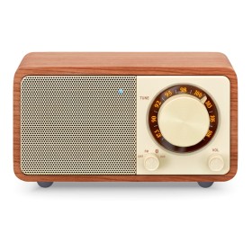 Comprar Sangean WR-7 Plus Cerezo Natural - Radio con mueble de madera FM - Bluetooth - Ganga Electrónica