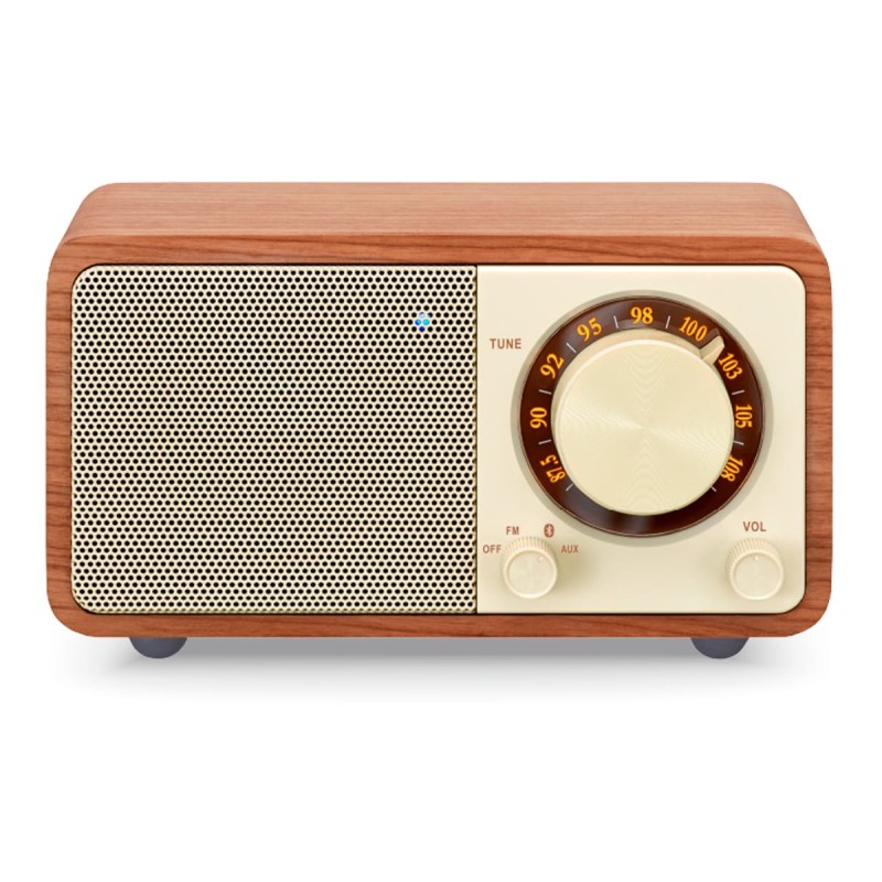 Comprar Sangean WR-7 Plus Cerezo Natural - Radio con mueble de madera FM - Bluetooth - Ganga Electrónica
