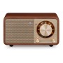 Comprar Sangean WR-7 Plus Nogal Vintage - Radio con mueble de madera FM - Bluetooth - Ganga Electrónica