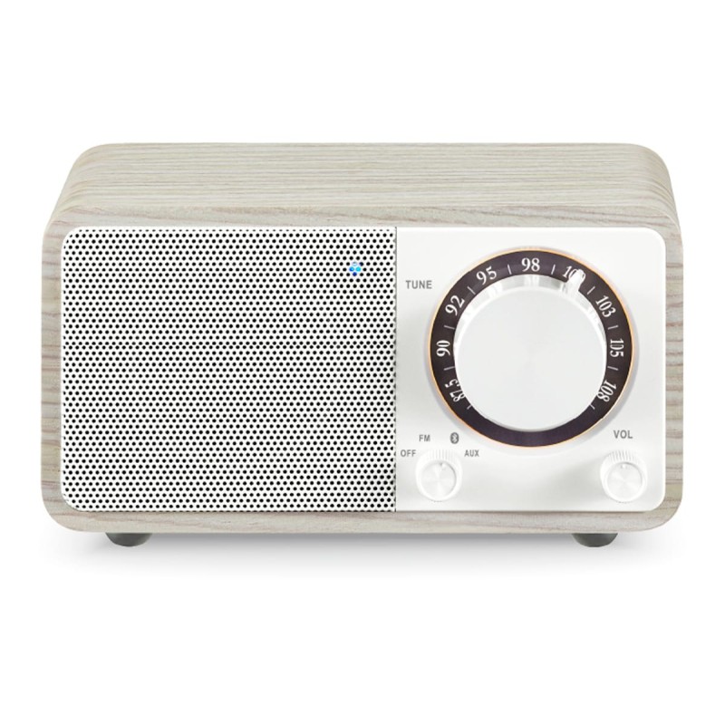 Comprar Sangean WR-7 Plus Roble de Luz de Luna - Radio con mueble de madera FM - Bluetooth - Ganga Electrónica