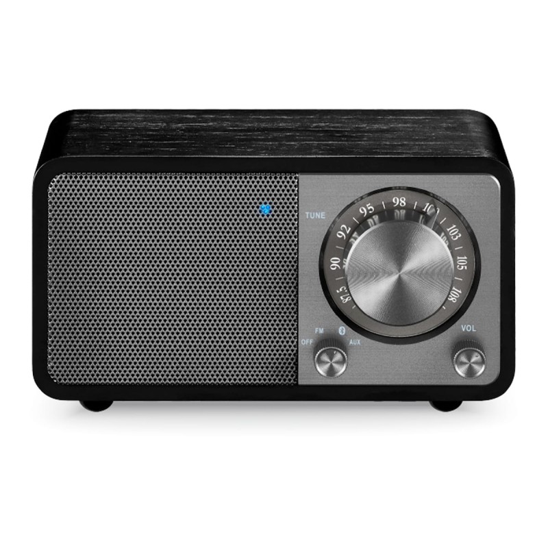 Comprar Sangean WR-7 Plus Roble de Medianoche - Radio con mueble de madera FM - Bluetooth - Ganga Electrónica