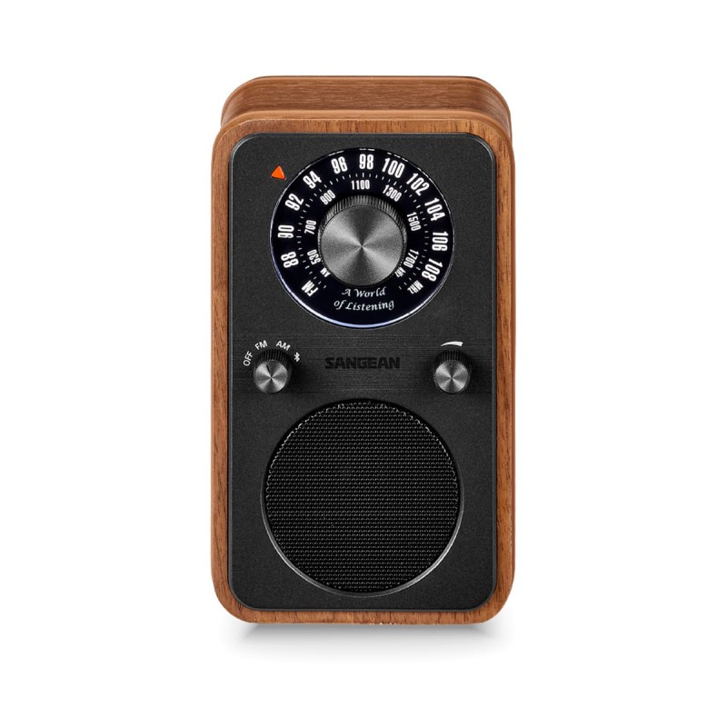 Comprar Sangean WR-9 Nogal Vintage - Radio analógica de madera con AM - FM - Ganga Electrónica