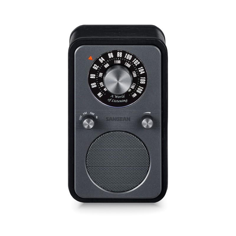 Comprar Sangean WR-9 Roble de Medianoche - Radio analógica de madera con AM - FM - Ganga Electrónica