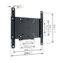 Comprar Vogel'S MA2000-C1 Negro - Soporte de pared para TV de 19" a 40" - Ganga Electrónica