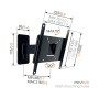 Comprar Vogel'S MA2030-C1 Negro - Soporte de pared para TV de 19" a 43" - Ganga Electrónica