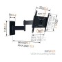 Comprar Vogel'S MA2040-C1 Negro - Soporte de pared para TV de 19" a 43" - Ganga Electrónica