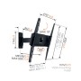 Comprar Vogel'S MA3030-C1 Negro - Soporte de pared para TV de 32" a 65" - Gira 120º - Ganga Electrónica