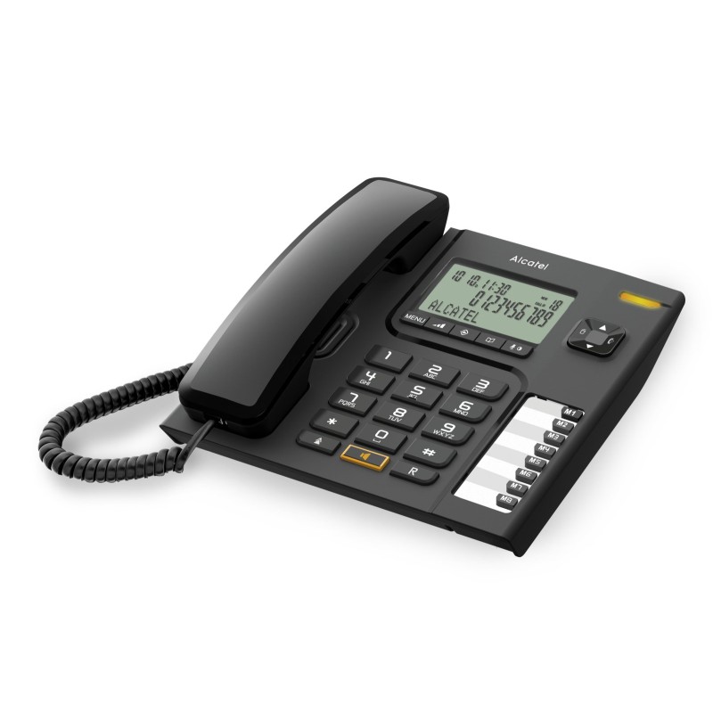 Comprar Alcatel Teléfono Fijo Compacto T76 Negro - Ganga Electrónica