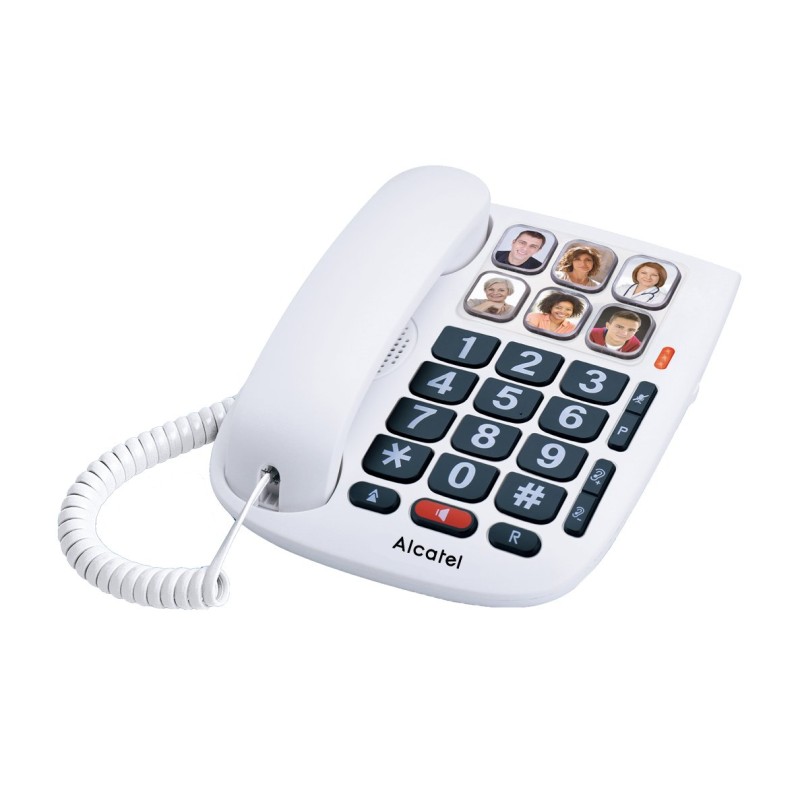 Comprar Alcatel Teléfono Fijo Compacto TMAX10+ Blanco - Ganga Electrónica