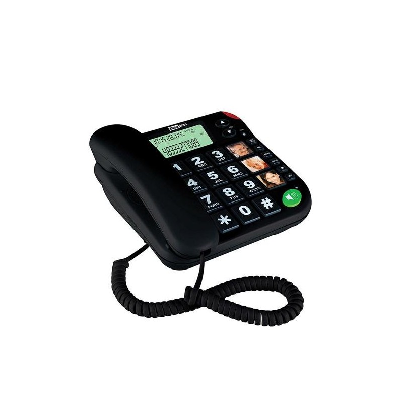 Comprar Maxcom Teléfono Fijo KXT480 Negro - Ganga Electrónica